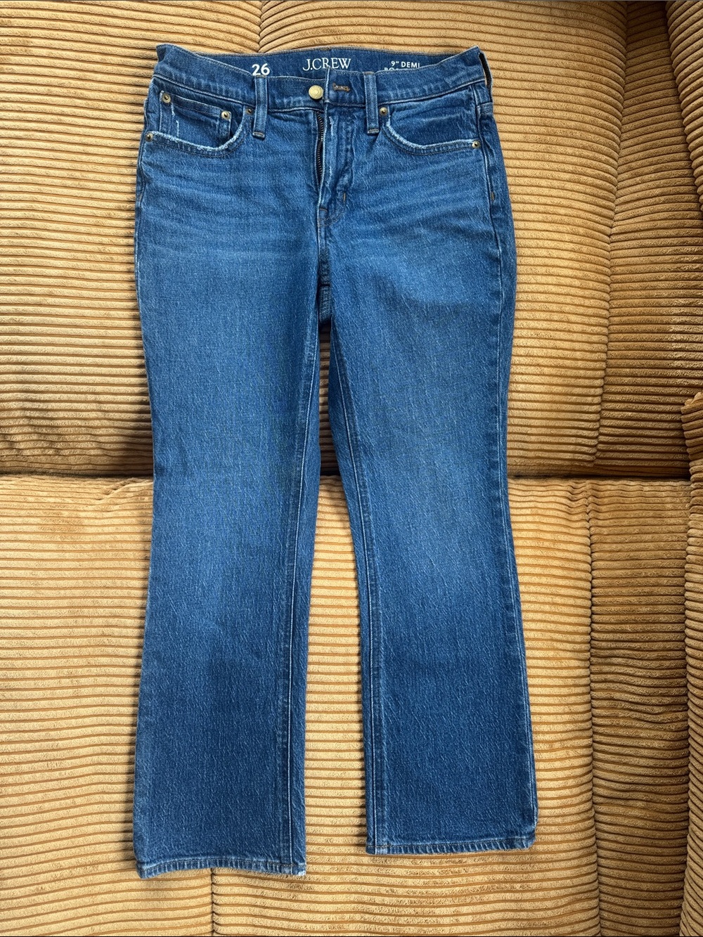 J. Crew 9” Demi Boot Crop Jean